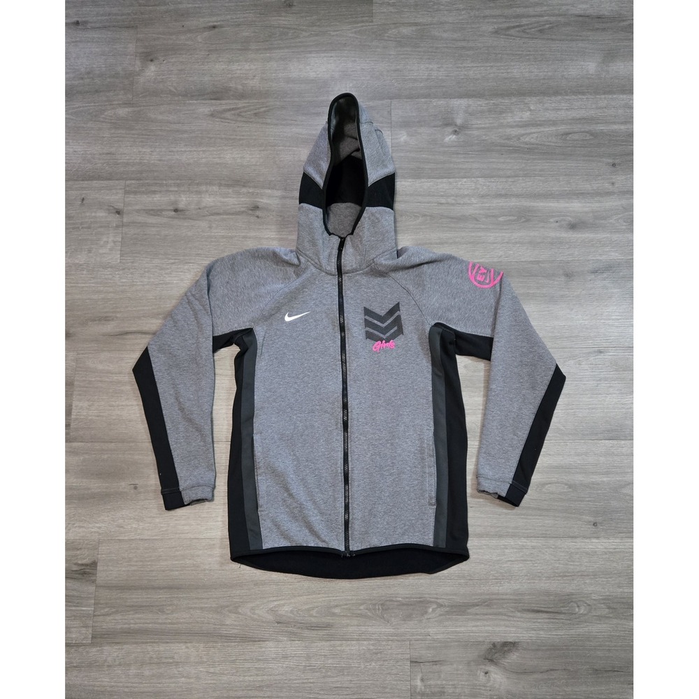 Nike EYBL Therma-FIT Fleece Full Zip Hoodie Women's Size Small Tech Basketball